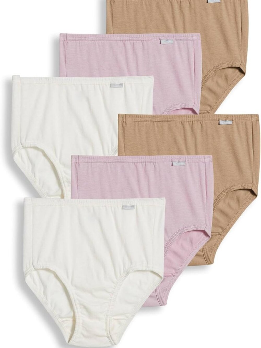 Comfortable 100% Cotton Women's Briefs - 6 Pack, Soft & Breathable Underwear Set